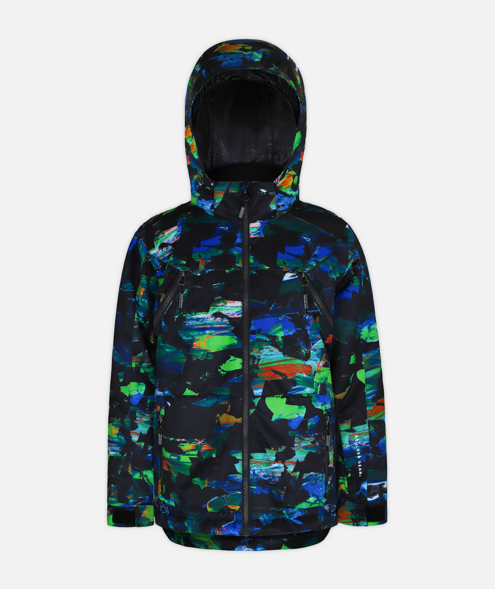 Bussin With The Boys Camo Windbreaker - Bussin With The Boys