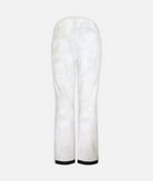 back of white camo patterned pants on a white background