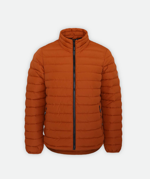 Buy Men's Blue & Orange Color Block Oversized Reversible Puffer Jacket  Online at Bewakoof