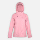 light pink jacket with hood on a white background