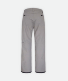 back of a pair of gray men's ski pants on a white background