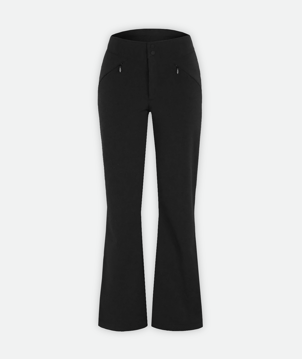 Women's softshell ski trousers 5000 membrane - black